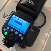 Godox v1 per Canon usato flash