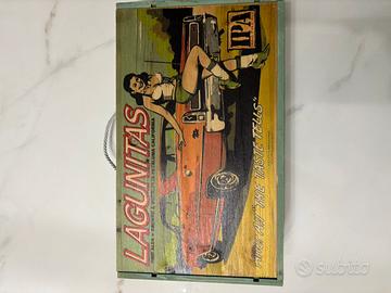 SCATOLA IN LEGNO - BIRRA LAGUNITAS