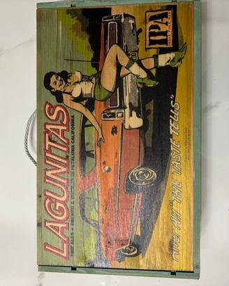 SCATOLA IN LEGNO - BIRRA LAGUNITAS