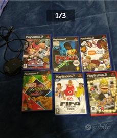 Giochi PlayStation 2 + videocamera + telecomando q