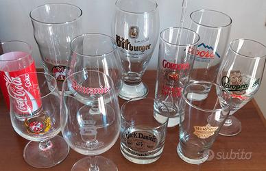Bicchieri vintage varie marche 11 pezzi.