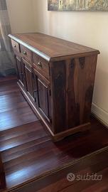 Credenza in Legno Massello di Sheesham