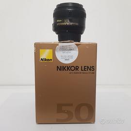 Obiettivo Nikon 50mmf/1.4 G usato