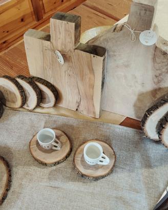 taglieri ... sottopiatti e sottobicchieri in legno
