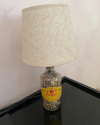Lampada bottiglia rum pampero