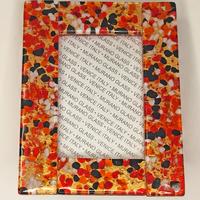 Cornice portafoto in vetro di Murano