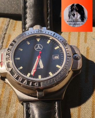 Orologio al quarzo Mercede con bussola ''squale ''