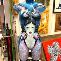 Scultura Manichino Pop Art Butterfly Farfalla