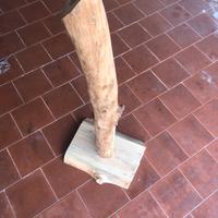 Tiragraffi vero legno realizzato a mano