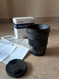 Sigma 56mm F1.4 DC DN per Fujifilm
