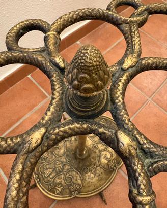 Portaombrelli antico in ottone
