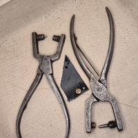 2 vecchie pinze calzolaio di epoca antica