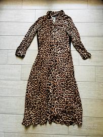 Vestito lungo animalier Zara donna