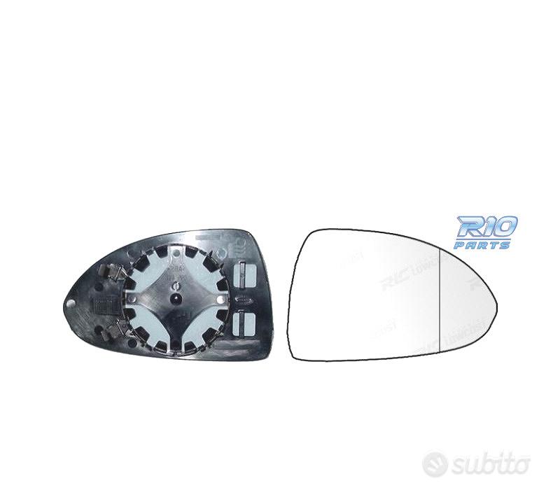 Vetro specchietto retrovisore per Opel Corsa D 2006-2014 Corsa E 2014-2019 specchietto retrovisore esterno vetro lato conducente riscaldabile specchietto retrovisore esterno asferico auto specchietto