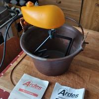 Paiolo elettrico con ciotola in rame