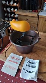 Paiolo elettrico con ciotola in rame