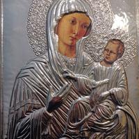 Icona sacra in argento