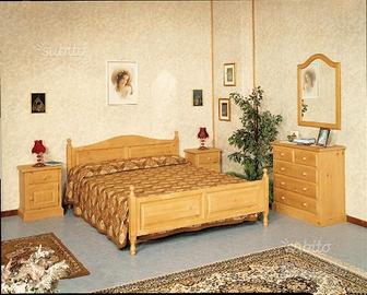 Camera da letto in Massello di abete per montagna