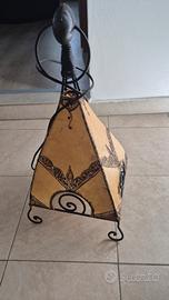  Lampada etnica in pelle