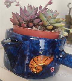 CERAMICA  PALINURO BLU. 1970