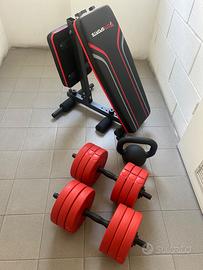 SET PANCA PALESTRA Con Pesi