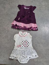 Set di 2 vestiti estivi neonata