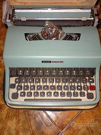 Macchina da scrivere anni 60' Olivetti e custodia 