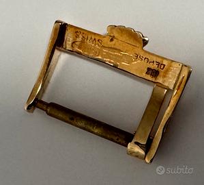 Fibbia in oro giallo rolex originale