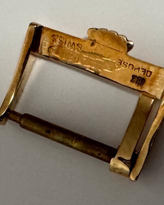 Fibbia in oro giallo rolex originale