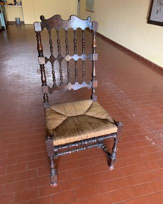 Sedia impagliata legno fine 700
