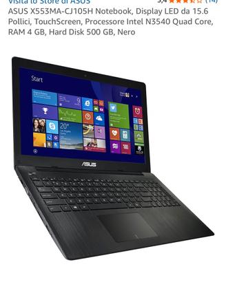 Notebook Asus touch screen