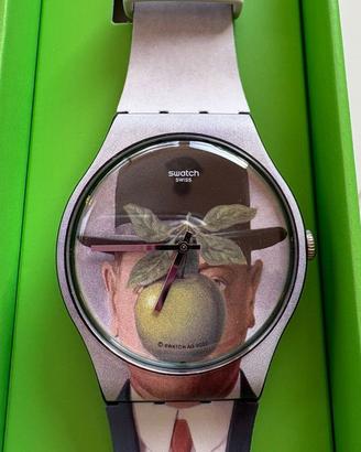 Swatch SUOZ350 Le Fils De L'Homme by René Magritte