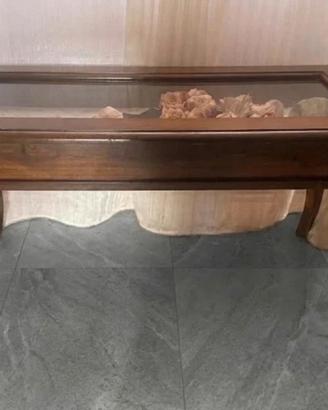 Tavolino da salotto con vetro