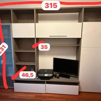 mobile sala in legno 