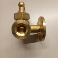 n.10 Rubinetto 1/4" Porta Manometro a 3 vie ottone