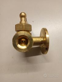 n.10 Rubinetto 1/4" Porta Manometro a 3 vie ottone