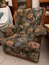 Poltrona vintage anni ‘70 - legno massello