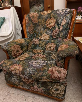 Poltrona vintage anni ‘70 - legno massello