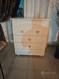 cassettiera fasciatoio 