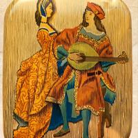 Scatola di latta vintage Alemagna anni 60 - 70