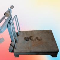 Basculla (bascula) bilico bilancia in metallo