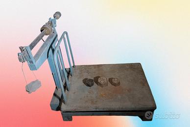 Basculla (bascula) bilico bilancia in metallo