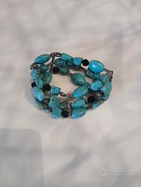 bracciale  in pietre Turchese
