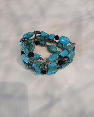 bracciale  in pietre Turchese