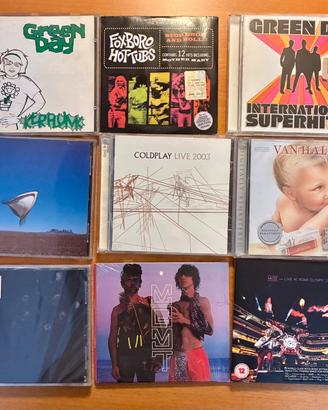 Lotto CD Green Day Coldplay Muse Van Halen