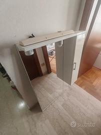 specchiera bagno con luce