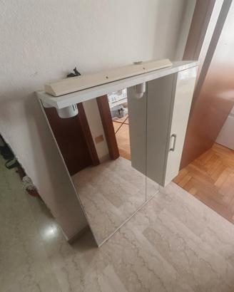specchiera bagno con luce