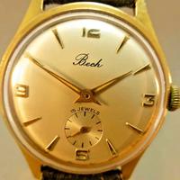 Orologio Bech vintage con piccoli secondi e movime
