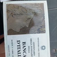 Trittico monete Argento 835% centenario banca d'it