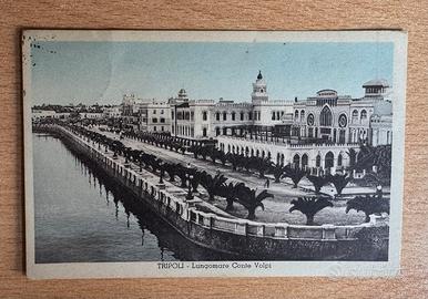 Cartolina 18.09.1935 Tripoli Lungomare Conte Volpi